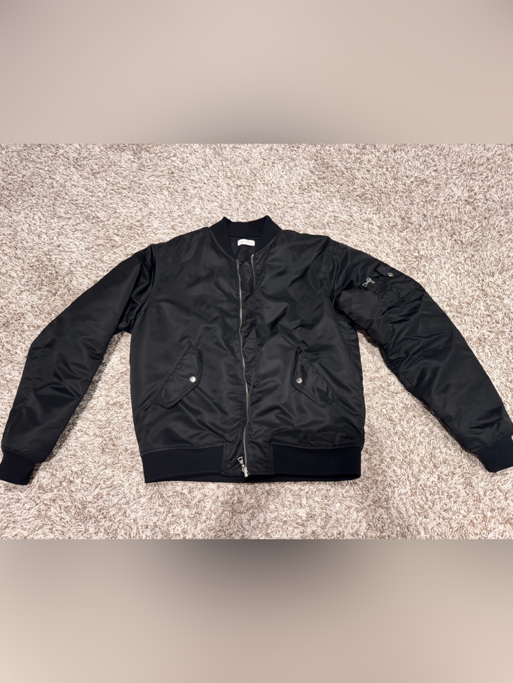John Elliott Black Bomber Jacket